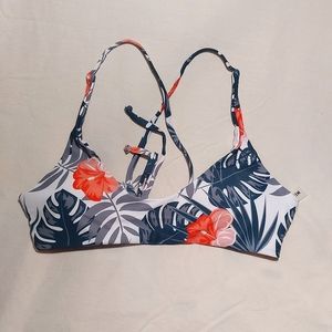 Shein Tropical Bikini Top
